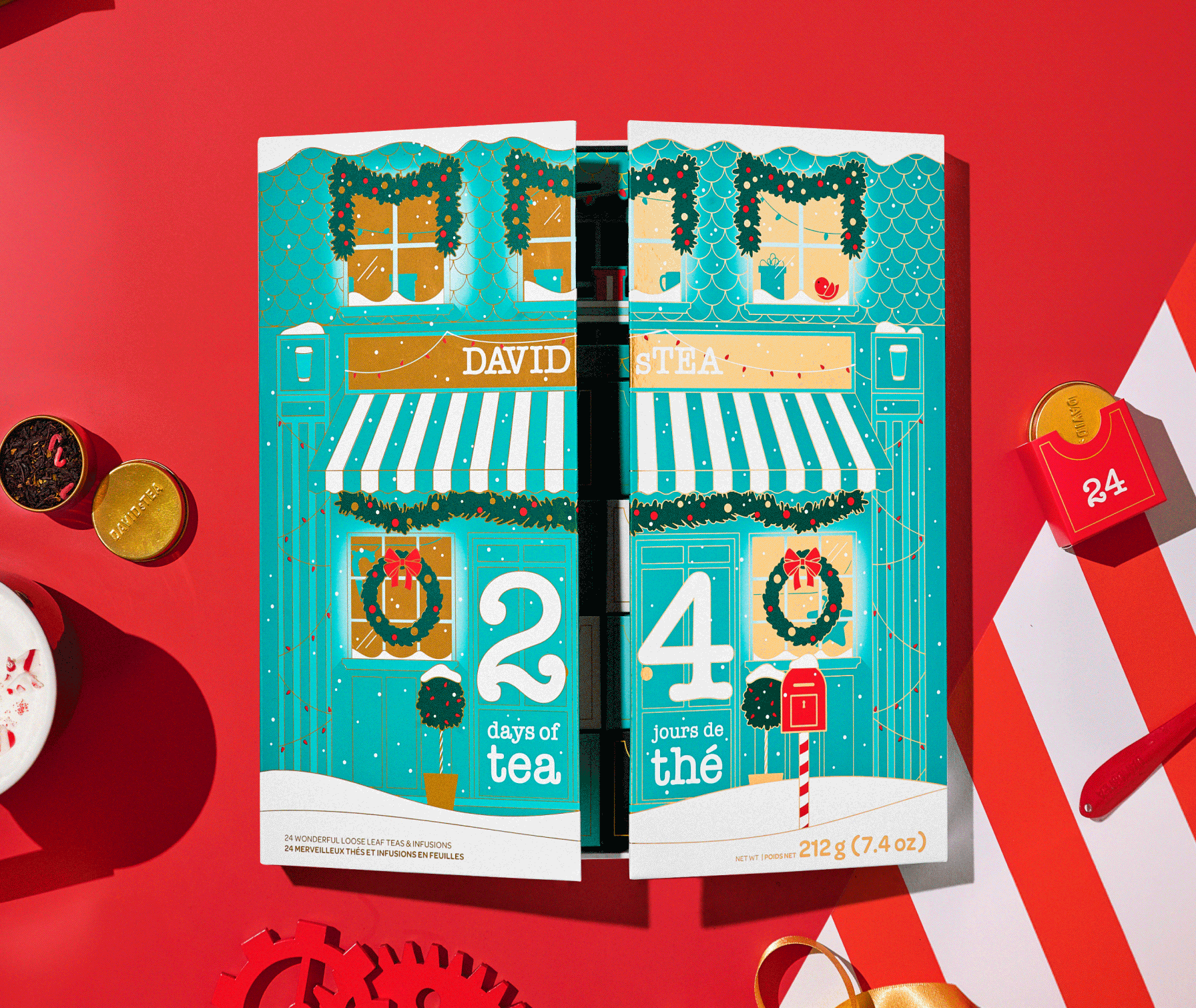Tea Advent Calendars - Festive Holiday Countdown  DAVIDsTEA