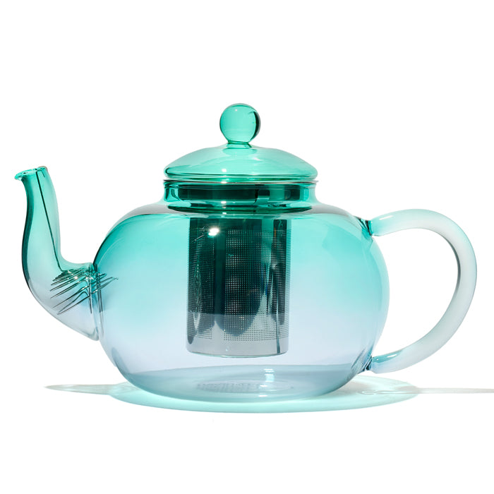 Northern Lights Glass Bubble Teapot & Bubble Cup Set