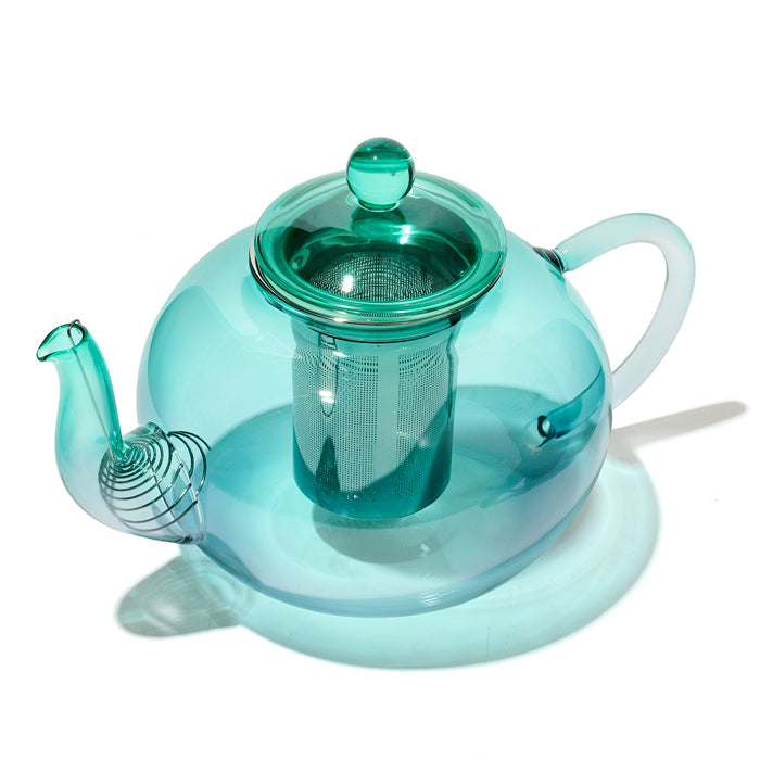 Northern Lights Glass Bubble Teapot & Bubble Cup Set