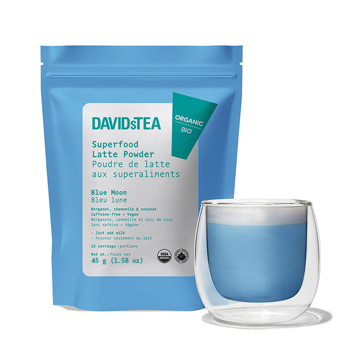 Organic Blue Moon Tea Superfood Latte Powder