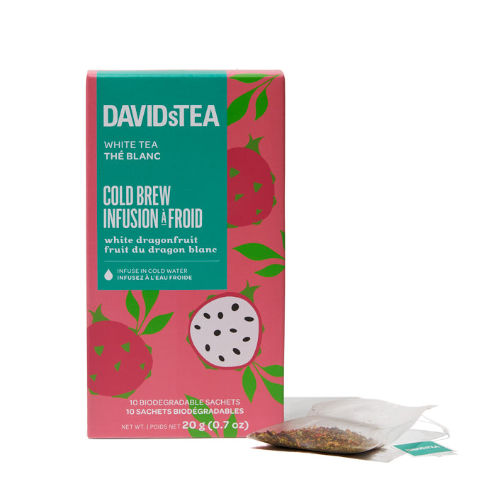 White Dragonfruit Cold Brew Tea Pack of 10 Sachets