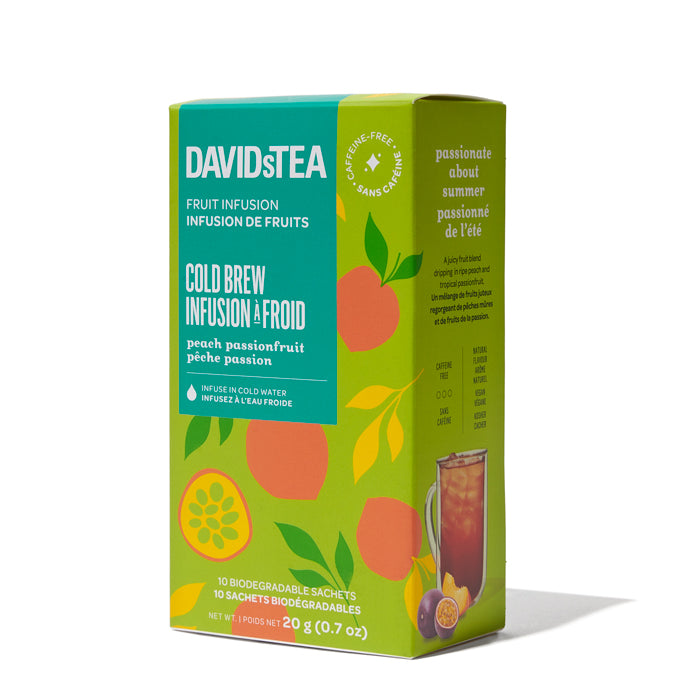 Peach Passionfruit Cold Brew Tea Pack of 10 Sachets