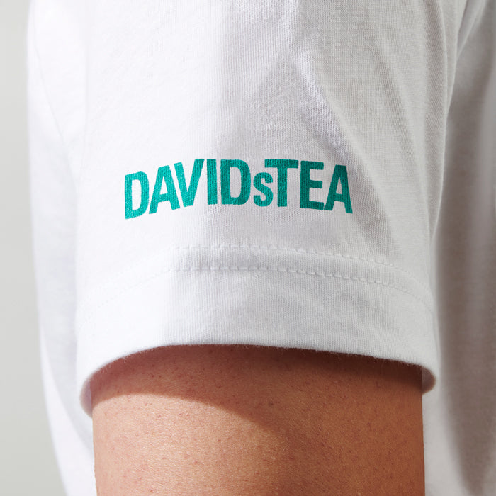 White Classic Tea Types Tee Size M