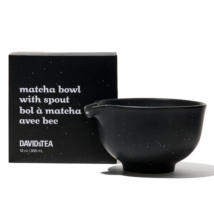 Speckled Black Matcha Bowl