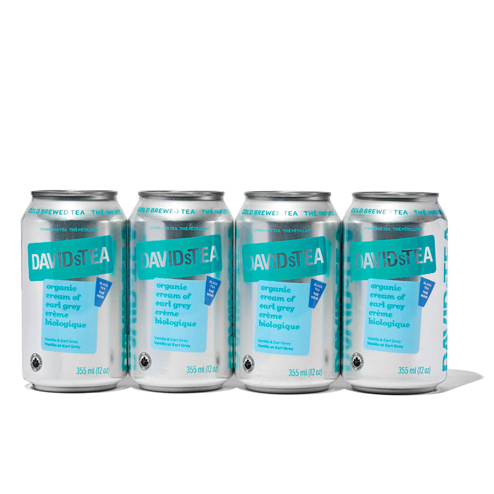 Organic Cream of Earl Grey Cold Brew Sparkling Iced Tea 4 Pack