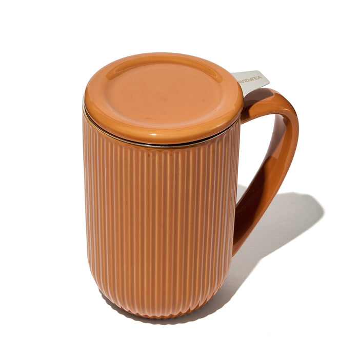 Tasse Nordic striée brun churro