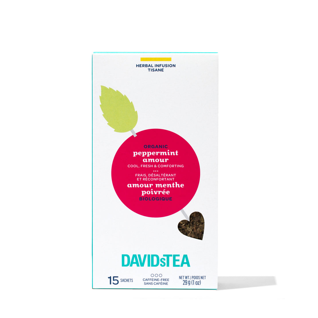 Organic Peppermint Amour Tea