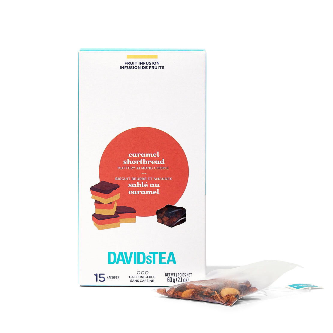 Boîte de 15 sachets de thé Sablé au caramel