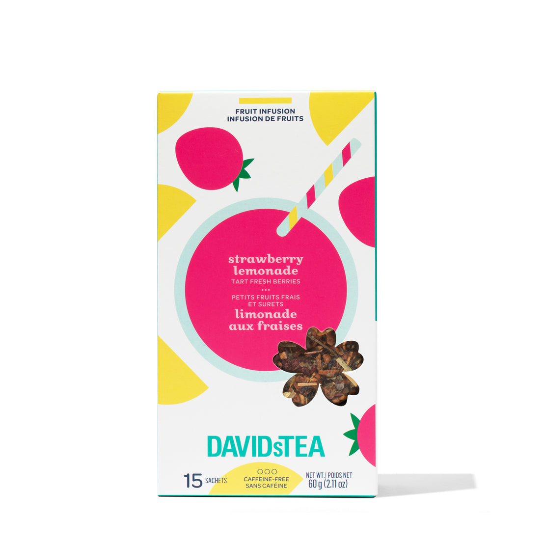 Boîte de 15 sachets de Thé Limonade aux fraises
