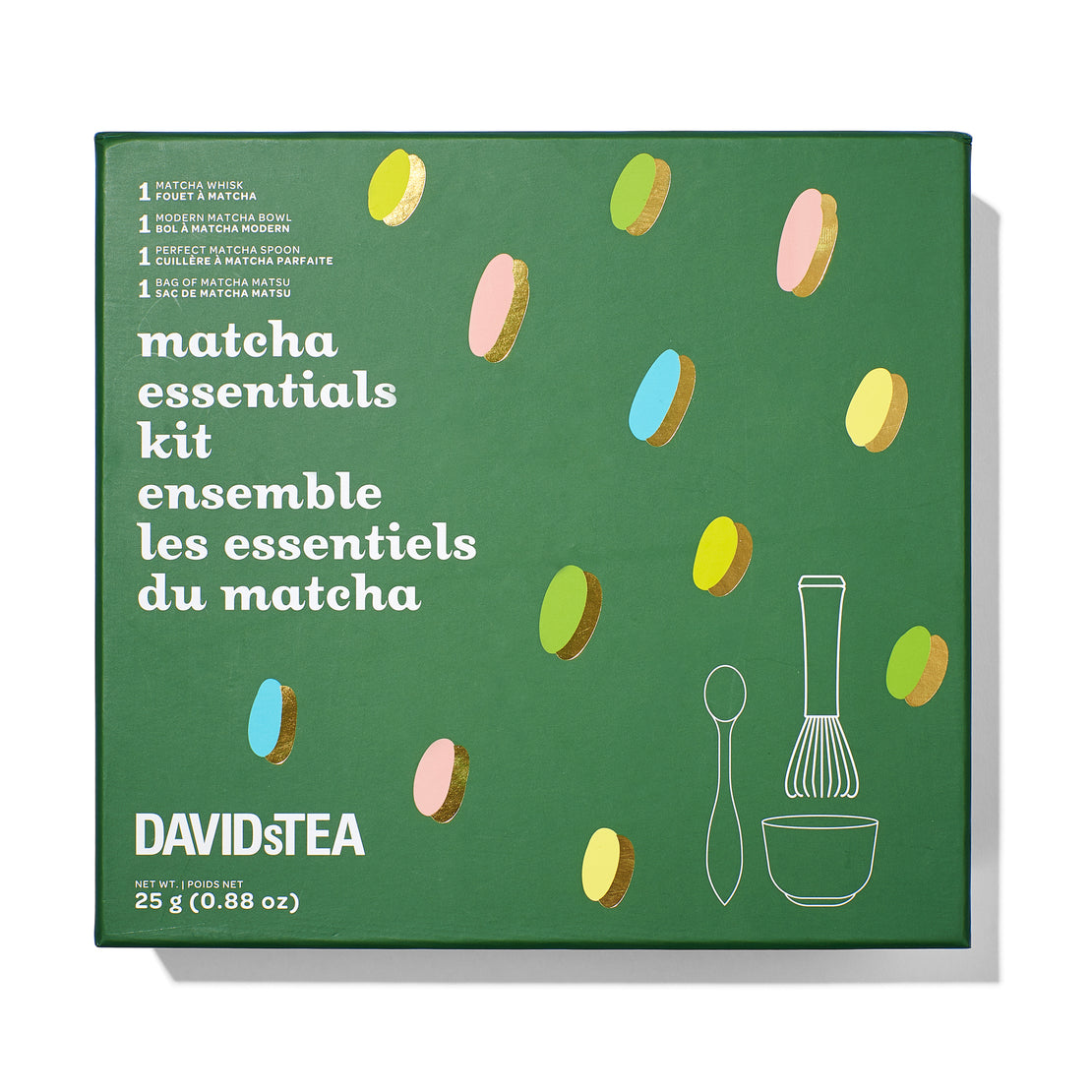 Ensemble les essentiels du matcha