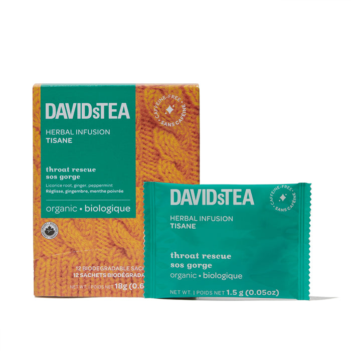 Boîte de 12 sachets de thé SOS gorge biologique