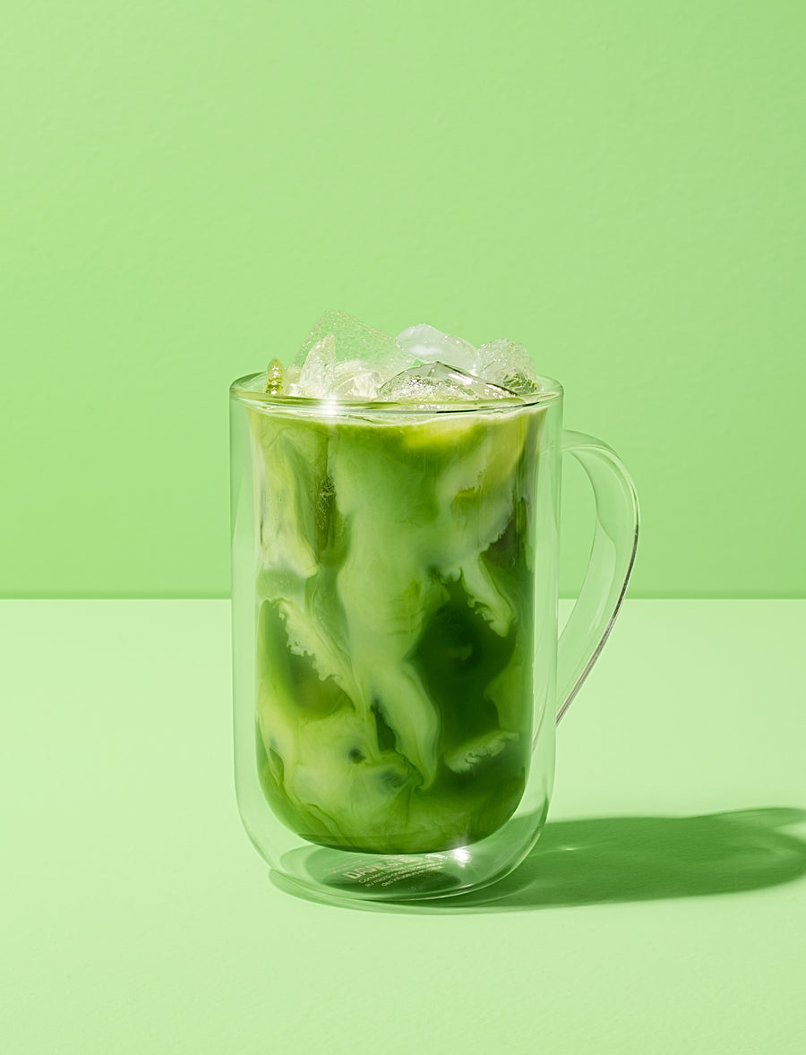 Iced matcha late swirl