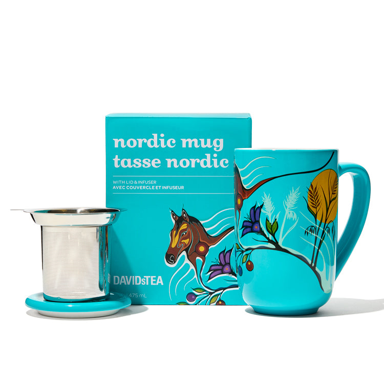 Manoomin Teal Nordic Mug