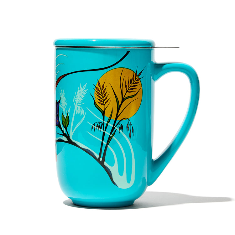Manoomin Teal Nordic Mug