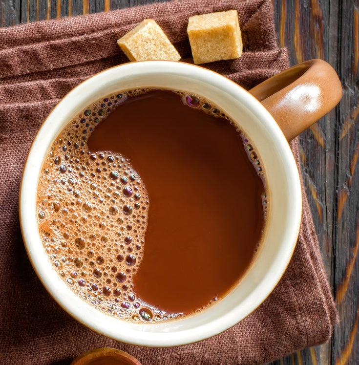 iced salted maple latte