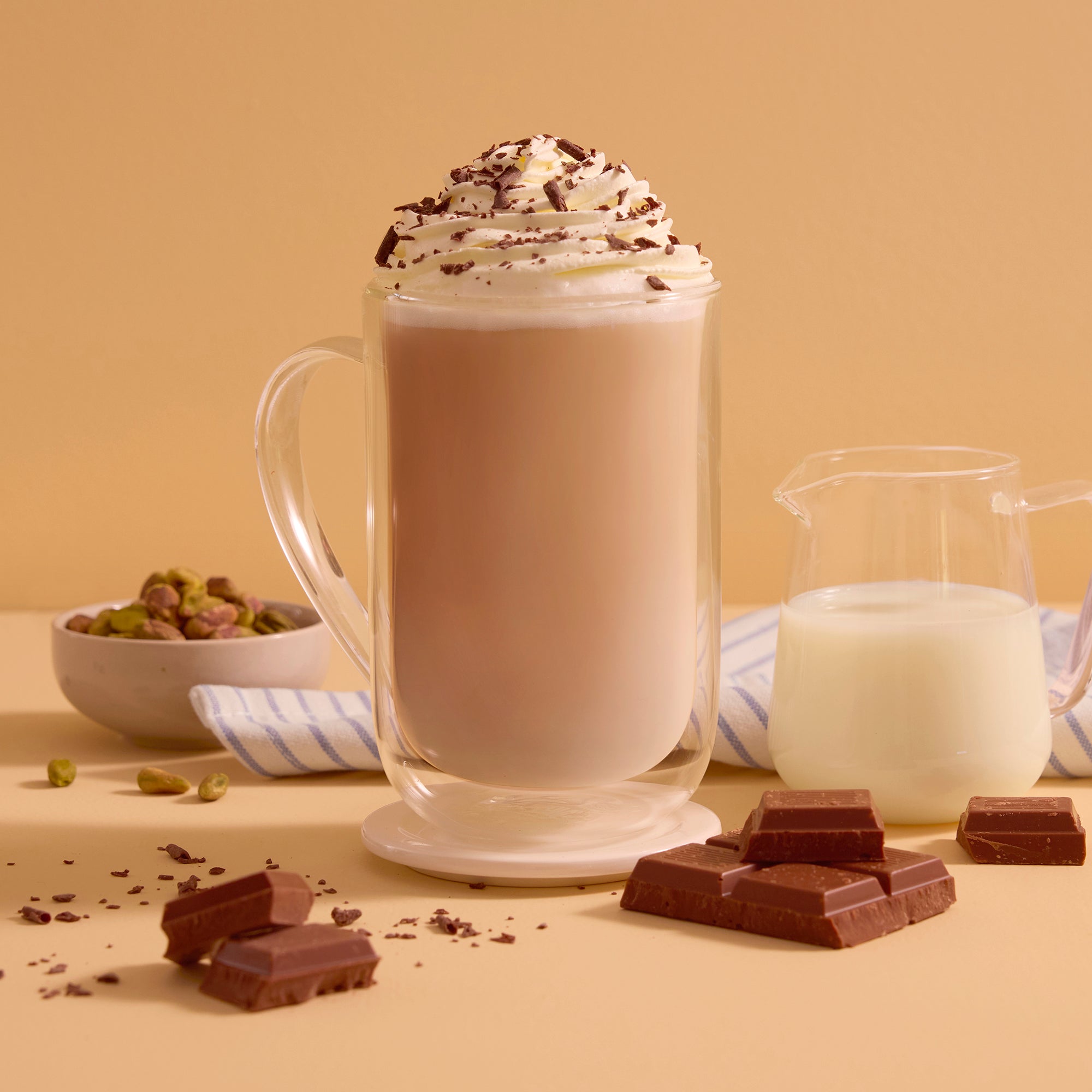 viral dubai choco pistachio latte