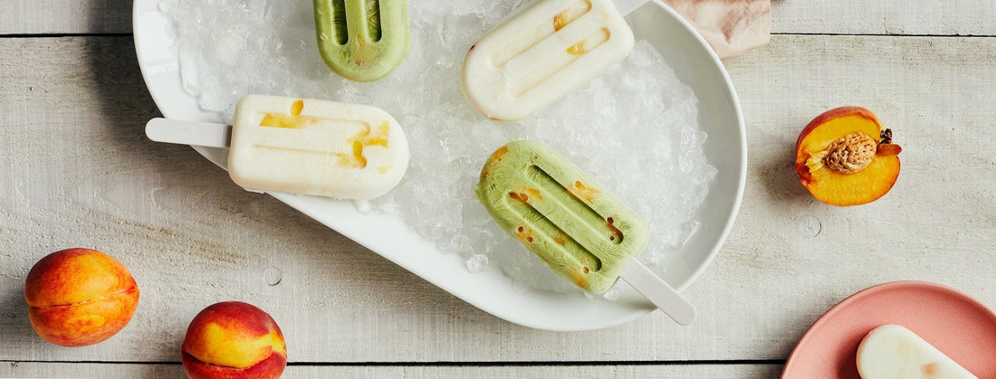 Get peachy with our yogurt pop recipes