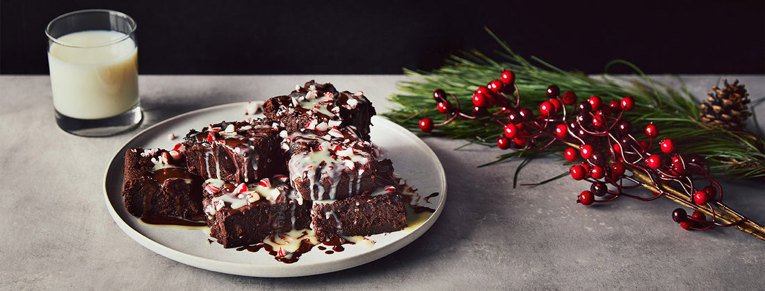 Superfudge Candy Cane Crush Brownie