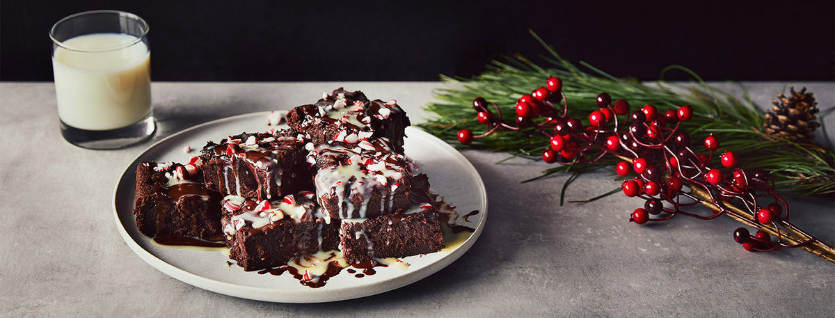 Superfudge Candy Cane Crush Brownie