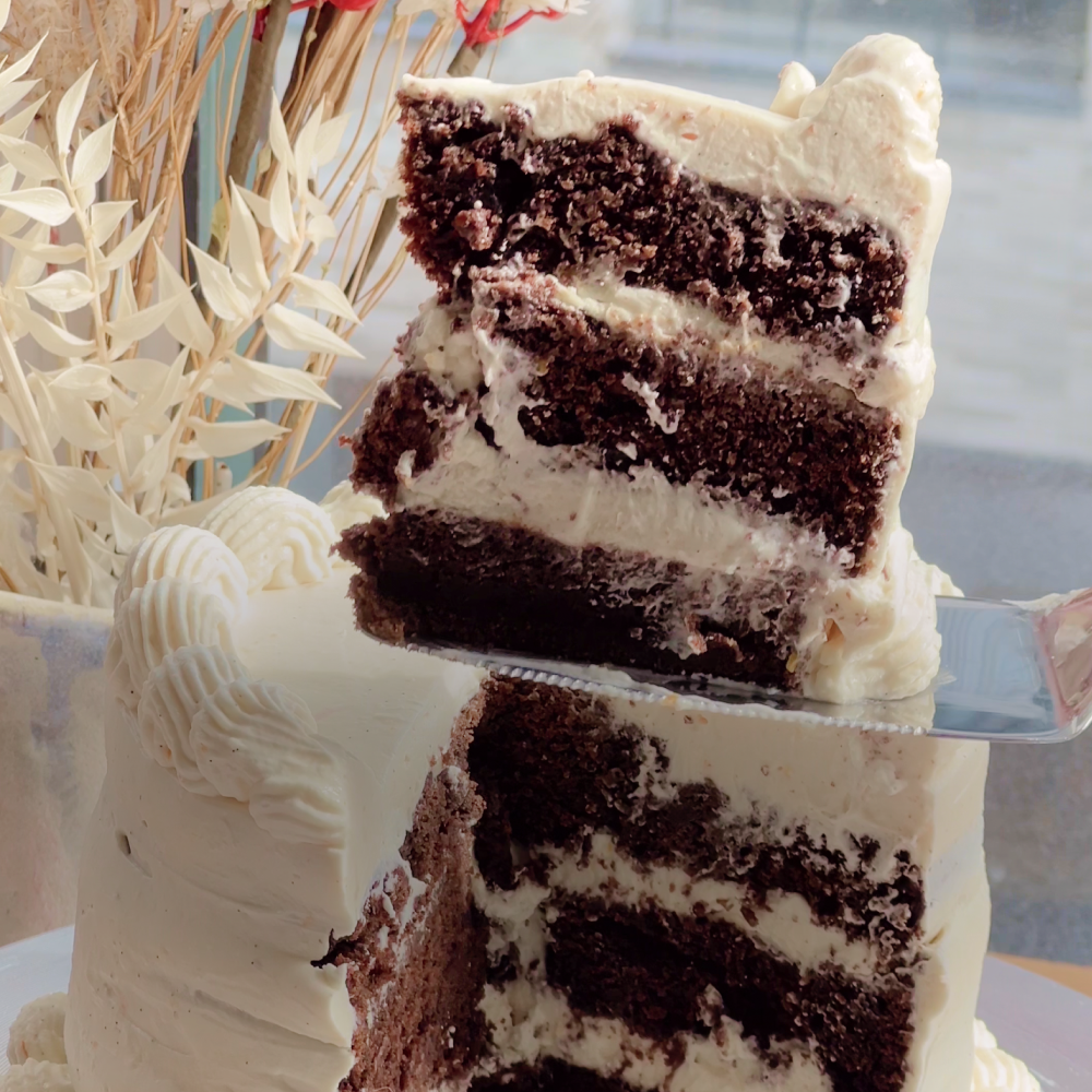 Yuzu & Earl Grey Chocolate Cake