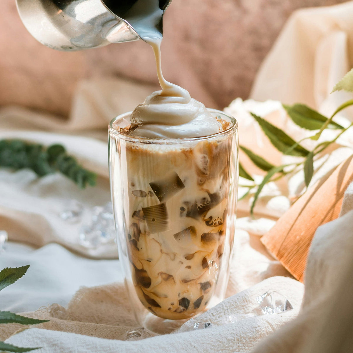 grass jelly milk punch