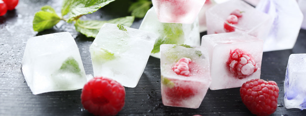 Fruity Tea Infused Ice Cubes