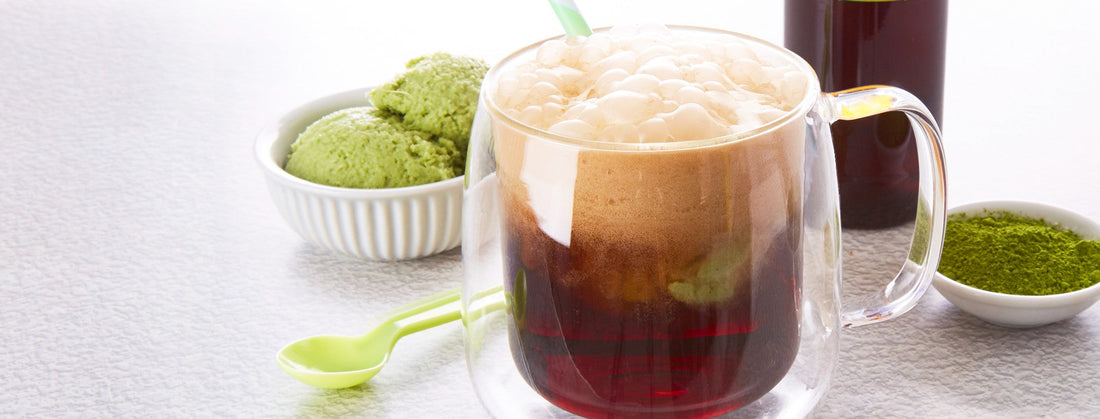 Vegan Matcha Ice Cream Float