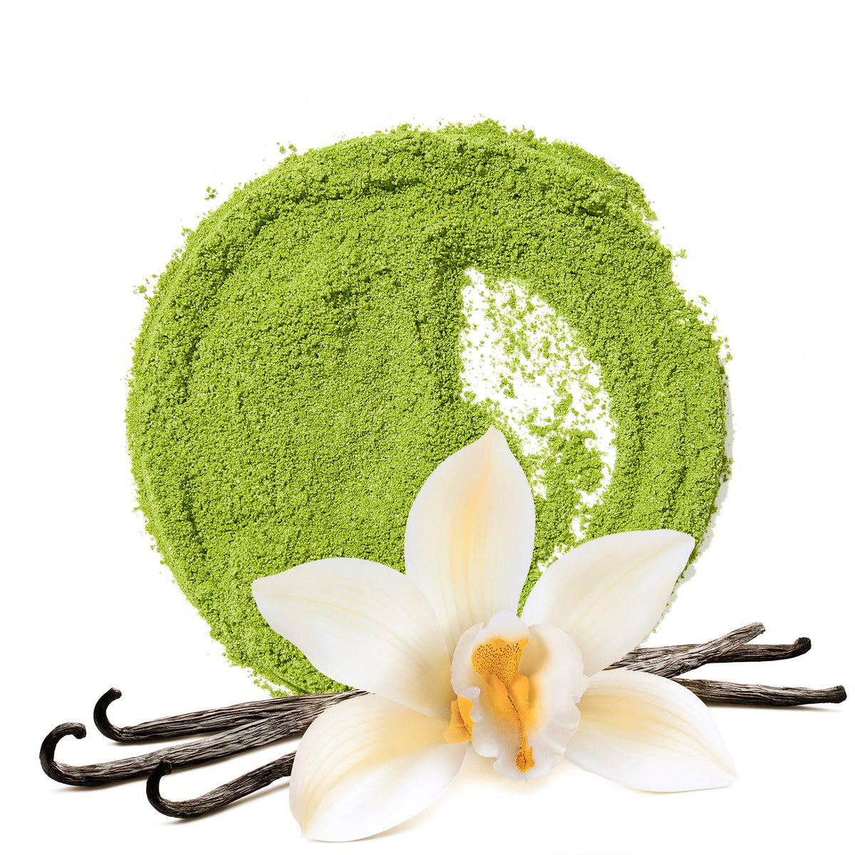 Organic Vanilla Matcha Matcha Drink Mix front view