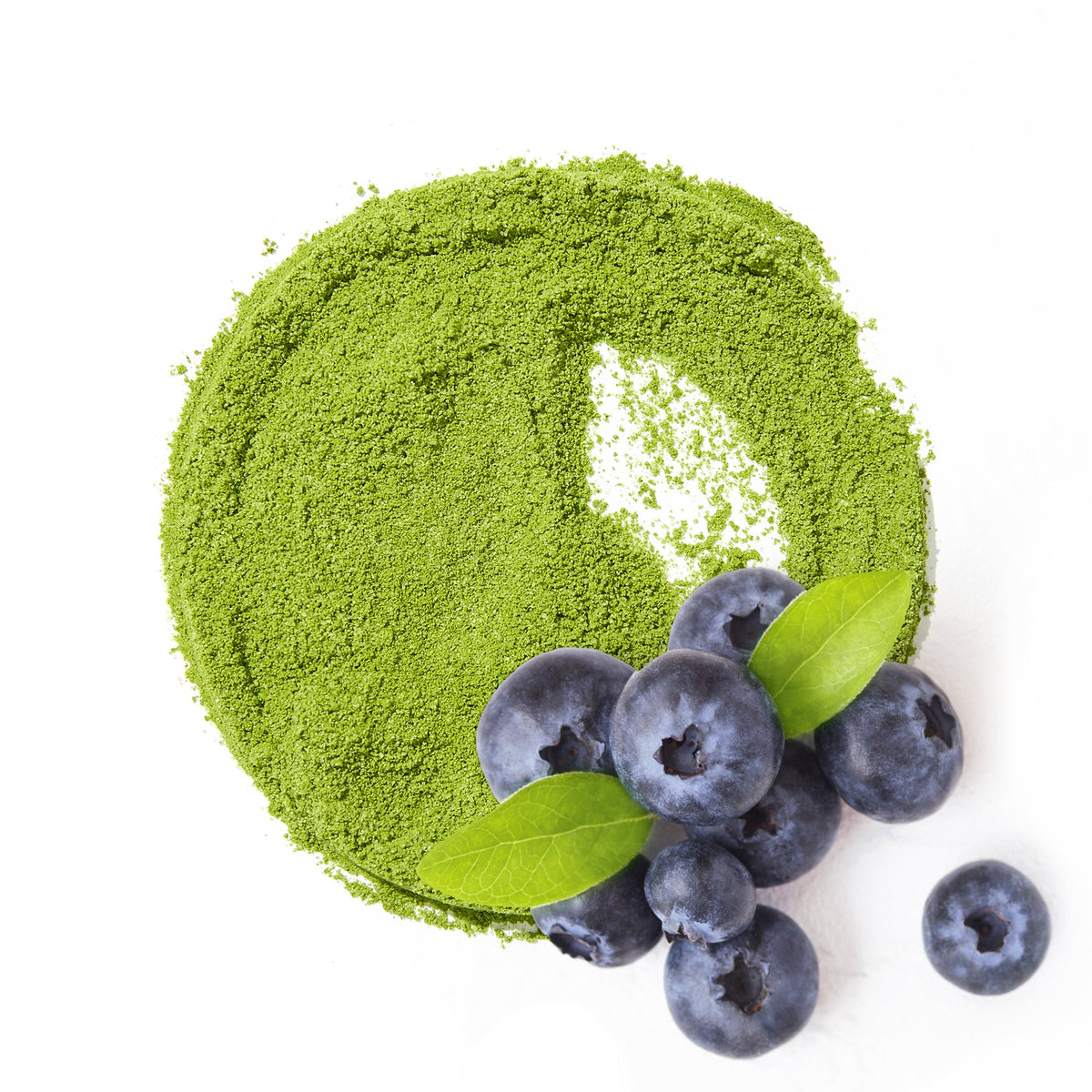 Organic Blueberry Matcha Matcha Drink Mix front view
