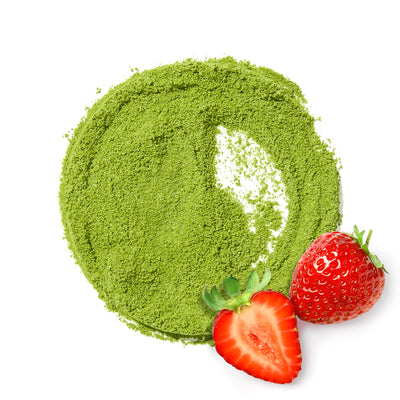Organic Strawberry Matcha Matcha Drink Mix front view