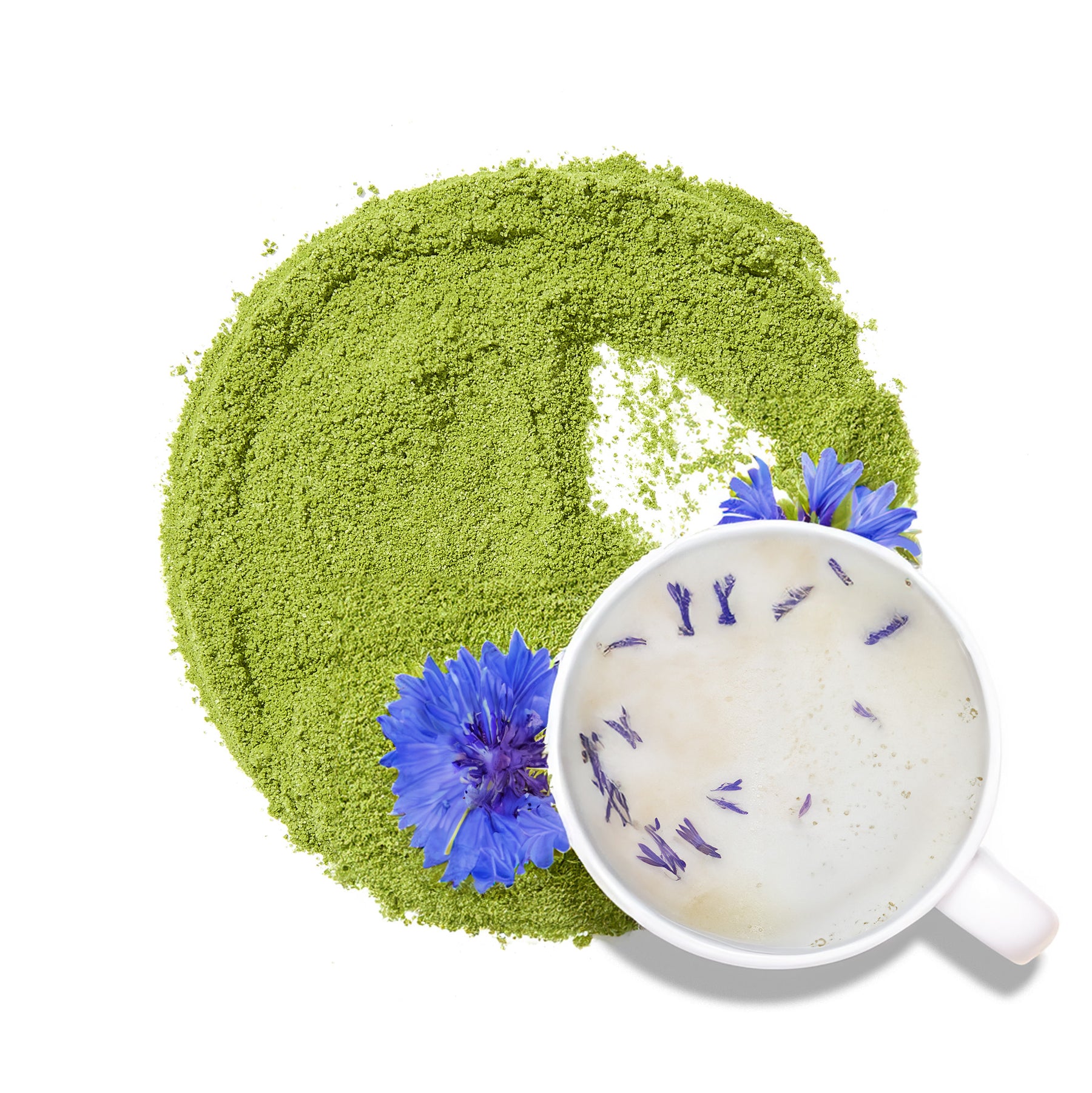 Organic Cream of Earl Grey Matcha Matcha Drink Mix front view