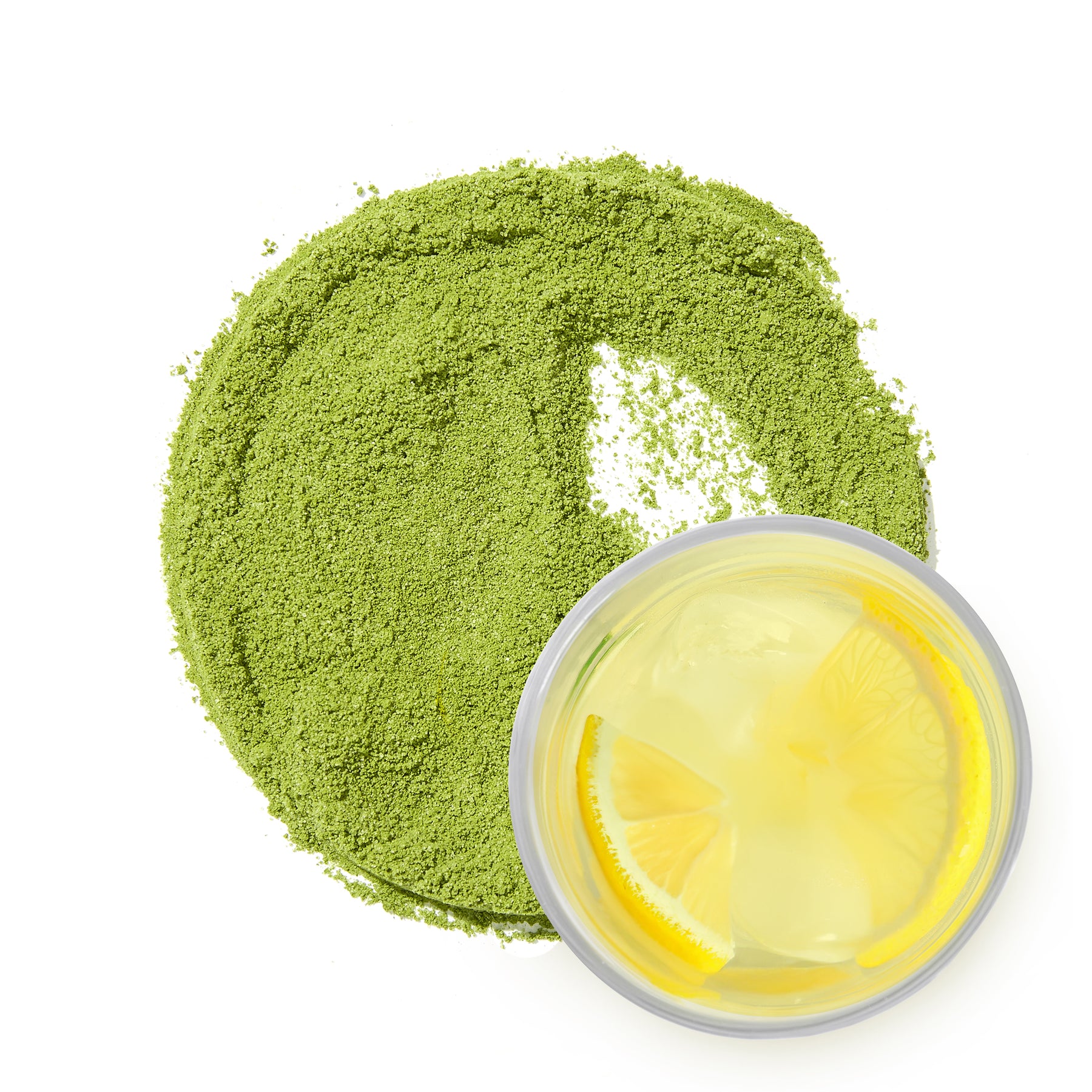 Organic Lemonade Matcha Matcha Drink Mix front view