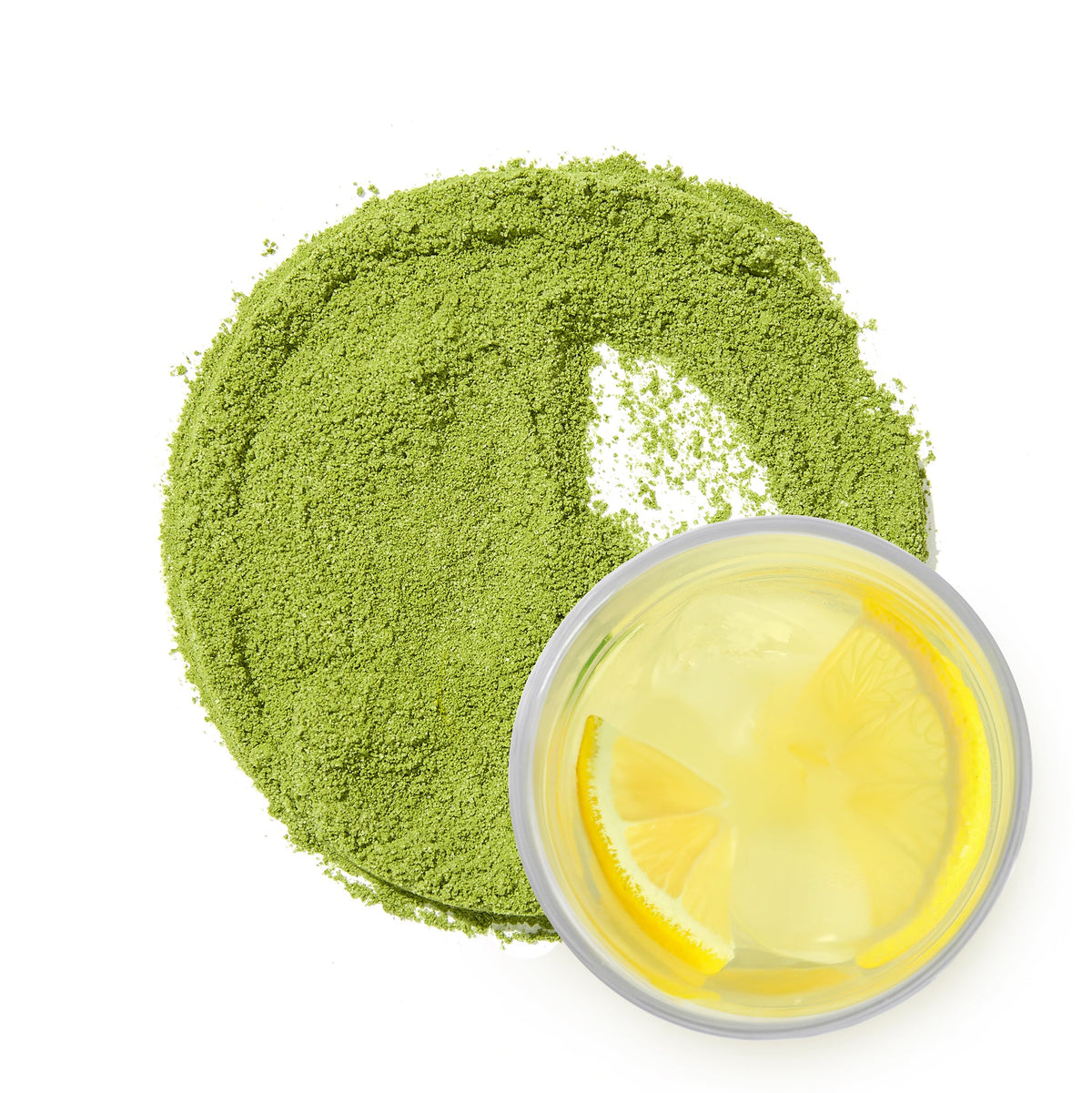 Organic Lemonade Matcha Matcha Drink Mix front view