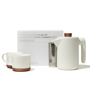 Nordic Teapot & Teacup Set  front view
