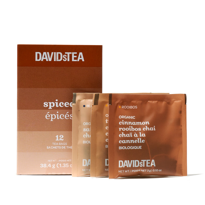 Spiced Variety Box of 12 Sachets  front view