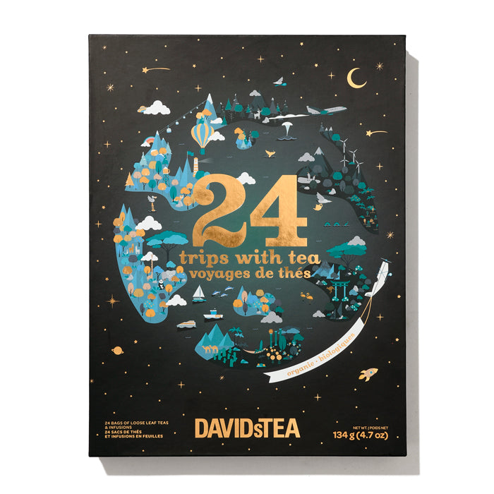 24 Trips with Tea Advent Calendar DAVIDsTEA 24 Trips with Tea Advent Calendar DAVIDsTEA