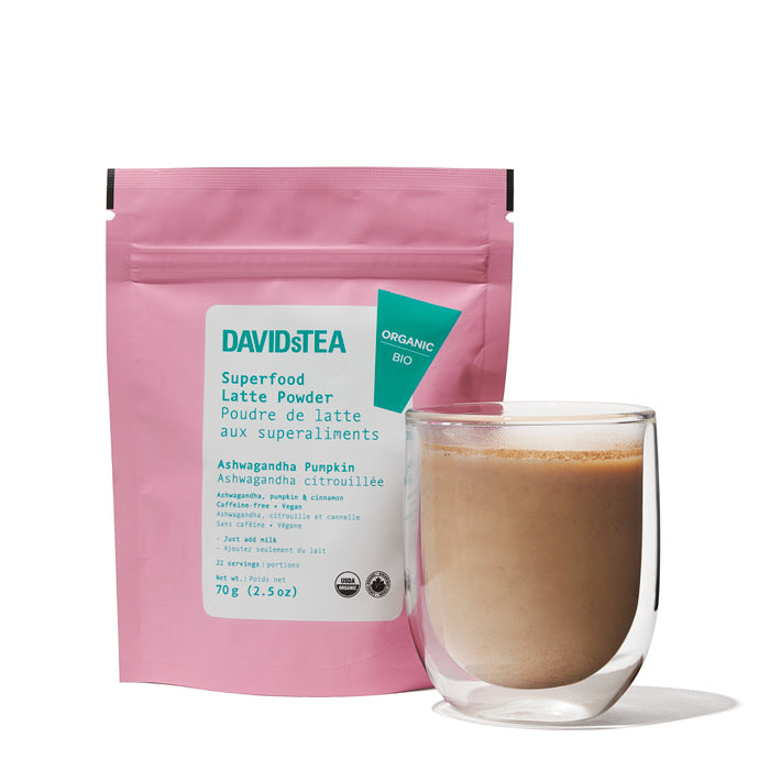 Organic Ashwagandha Pumpkin Tea Superfood Latte Powder