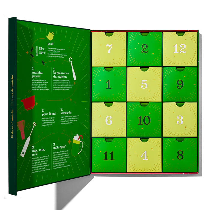 12 Days of Matcha Advent Calendar DAVIDsTEA