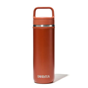 Tasse de voyage à poignée citrouille épicée