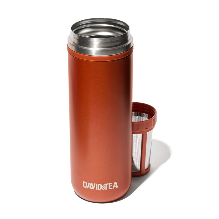 Tasse de voyage à poignée citrouille épicée