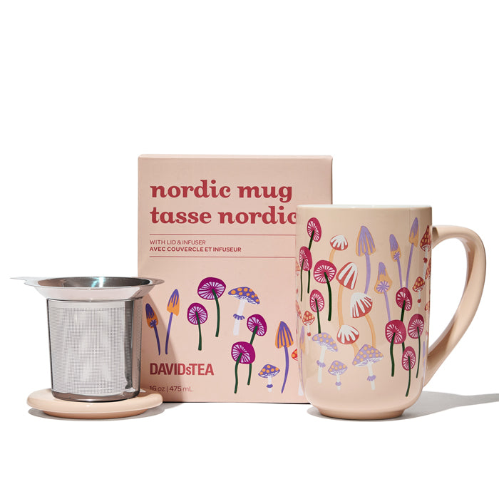 Pink Magical Mushroom Nordic Mug