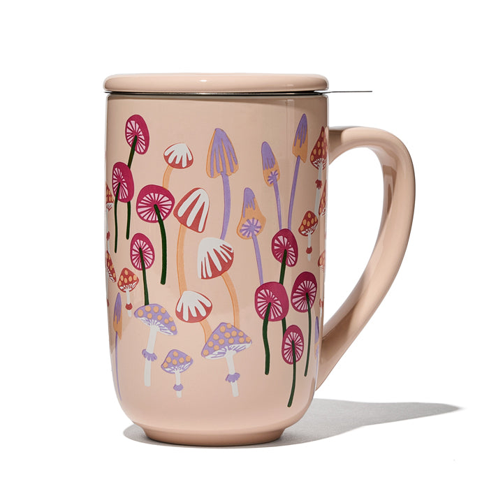 Pink Magical Mushroom Nordic Mug