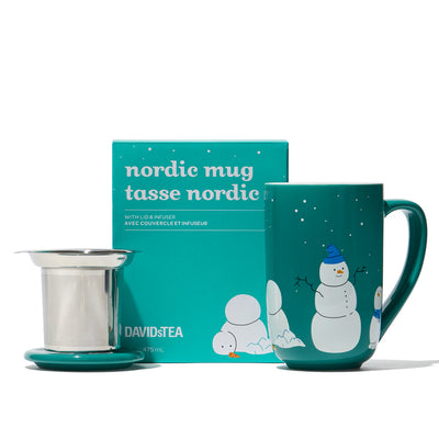 Frostea the Snowman Nordic Mug  front view