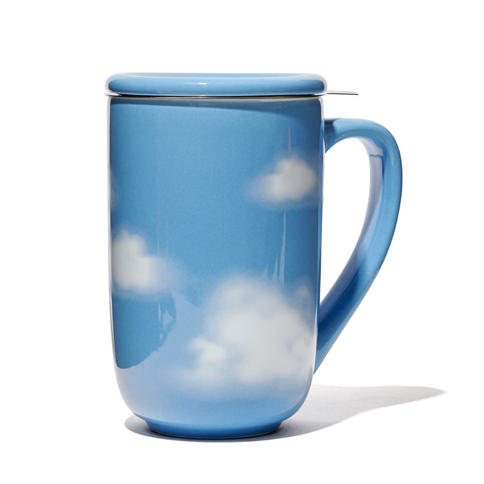 Cloudy Sky Blue Nordic Mug