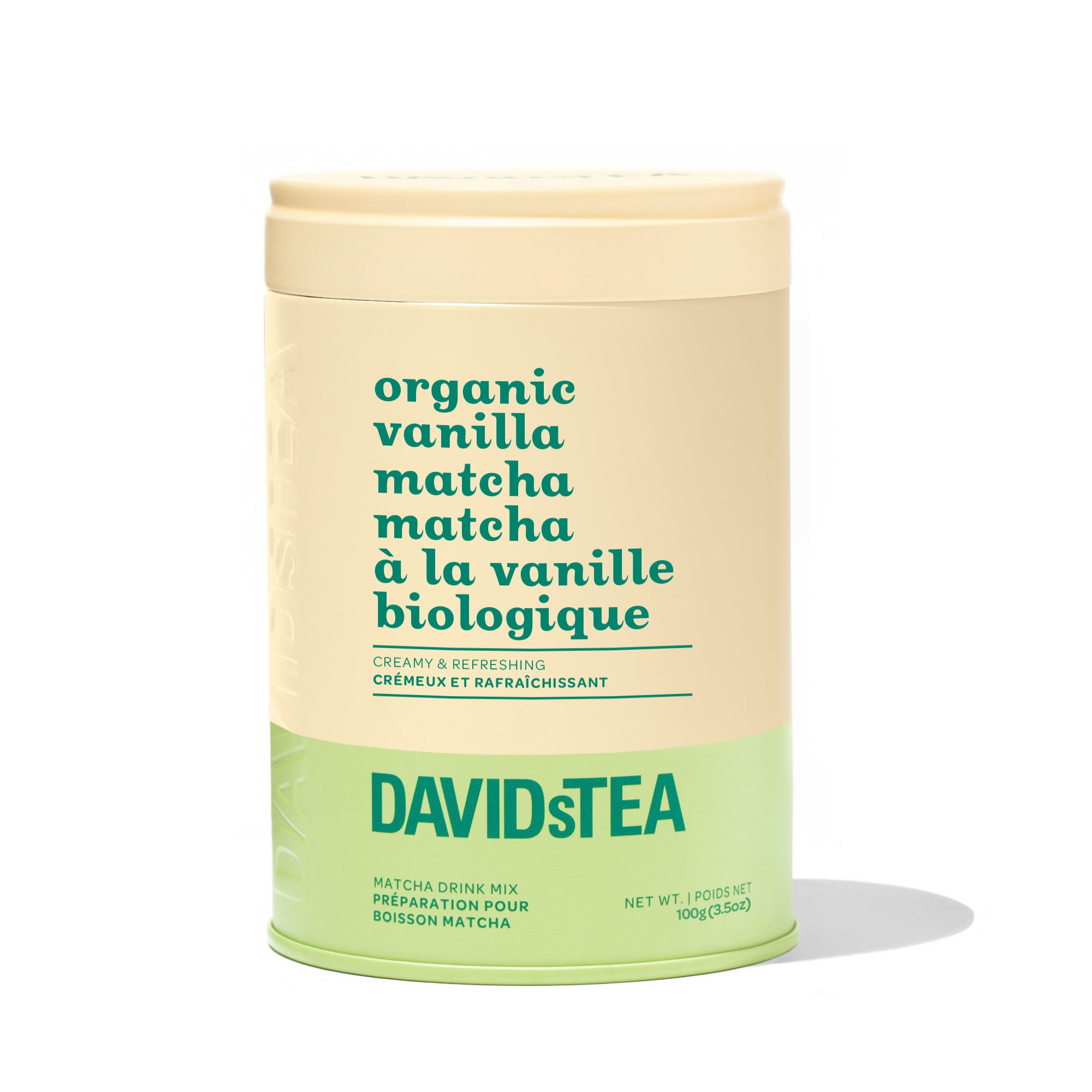 Organic Vanilla Matcha Tea Printed Tin – DAVIDsTEA