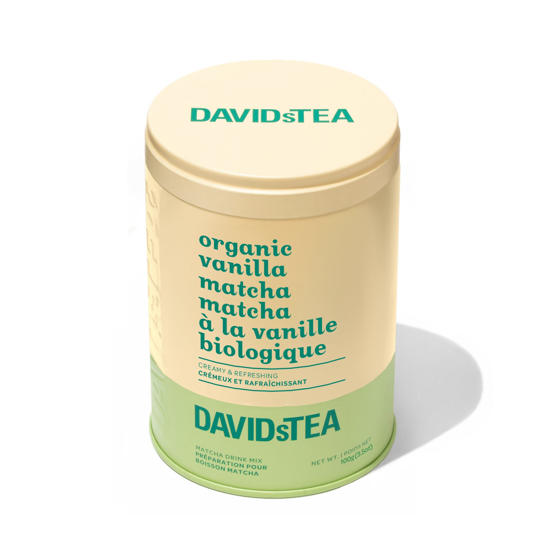 Organic Vanilla Matcha Tea Printed Tin  secondary