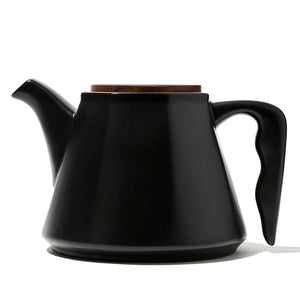 Black Camellia Ceramic Teapot & Teacup Set  secondary