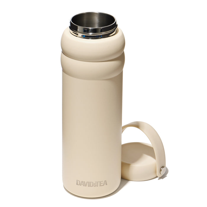 Beige Bubble Travel Mug