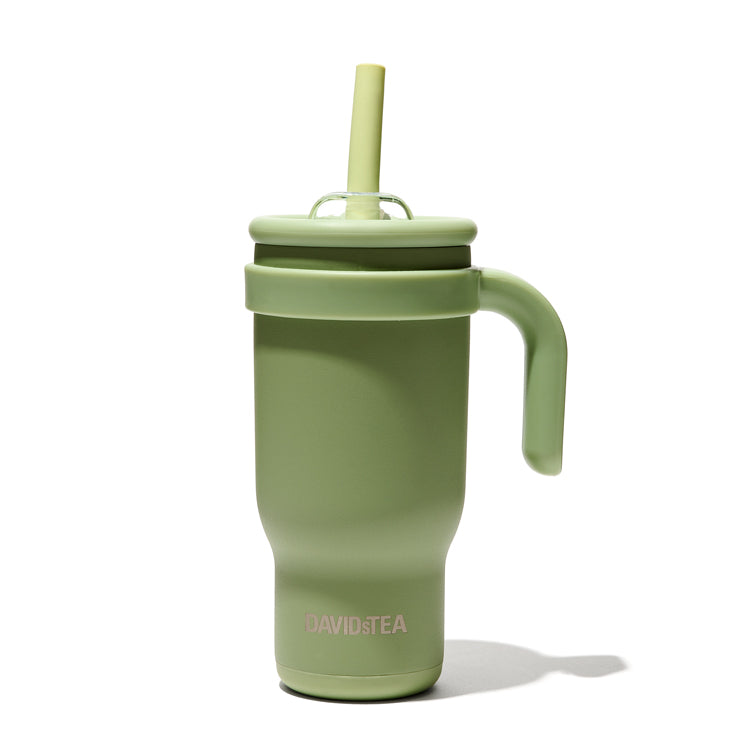 Sage Green Sippy Tumbler  front view