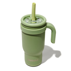 Sage Green Sippy Tumbler  detail